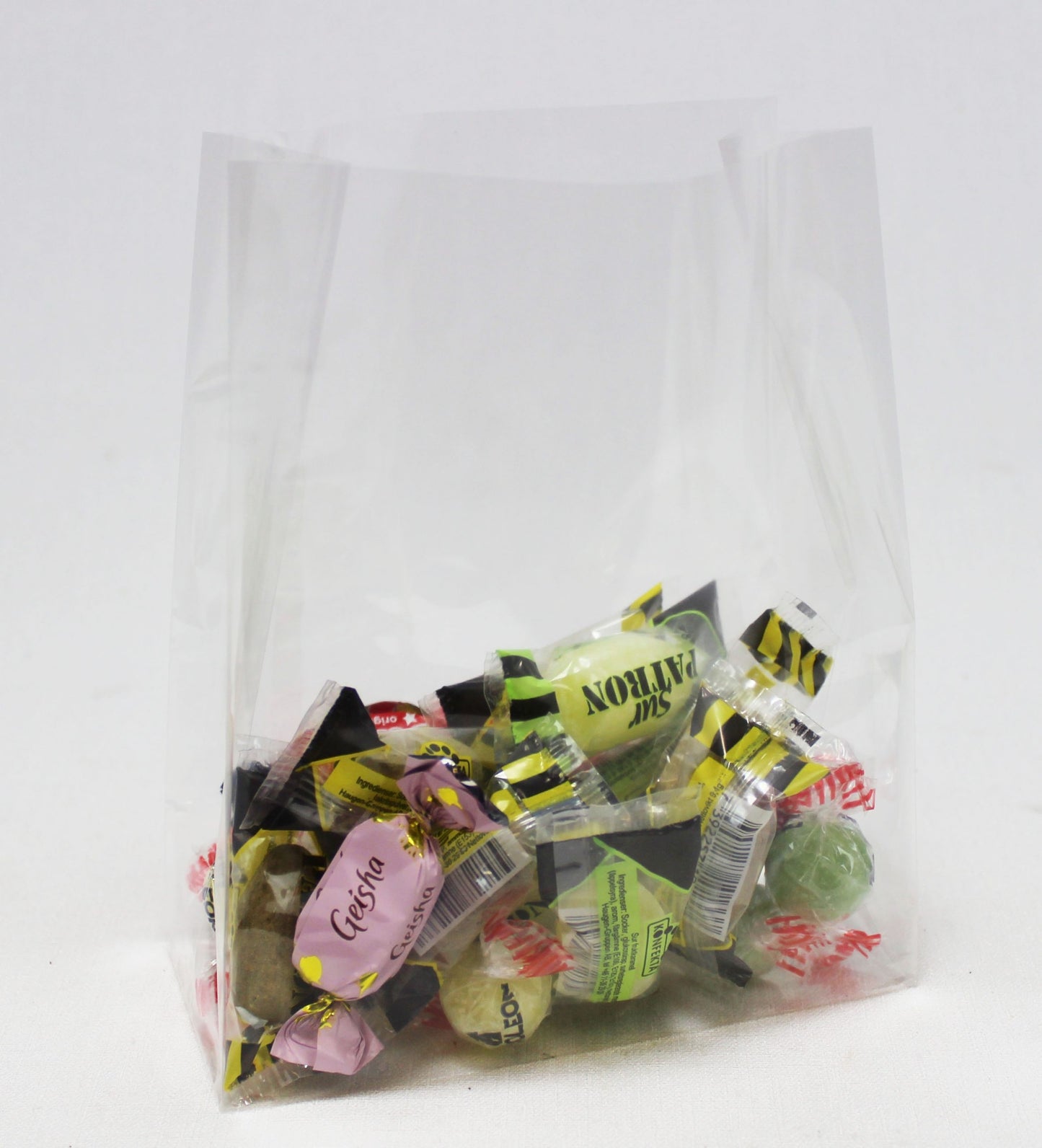 Små cellofanpåsar med botten 14 x 17cm | Transparenta plast
