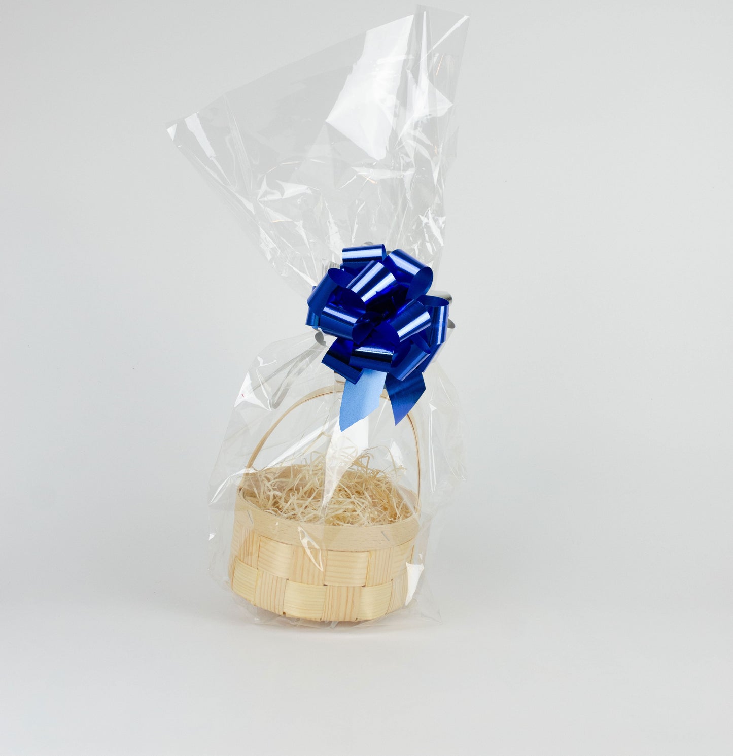 Tom presentkorg | Rund | 16 cm | Naturfärgad | Inklusive träull