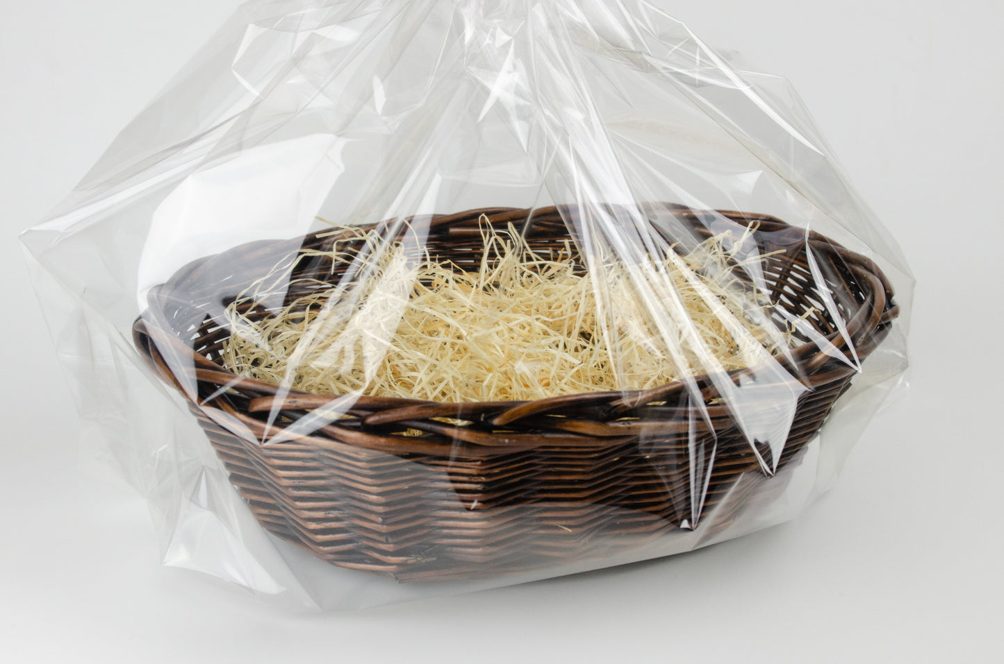 Tom presentkorg | Oval | 38 cm | Naturfärgad | XL korg
