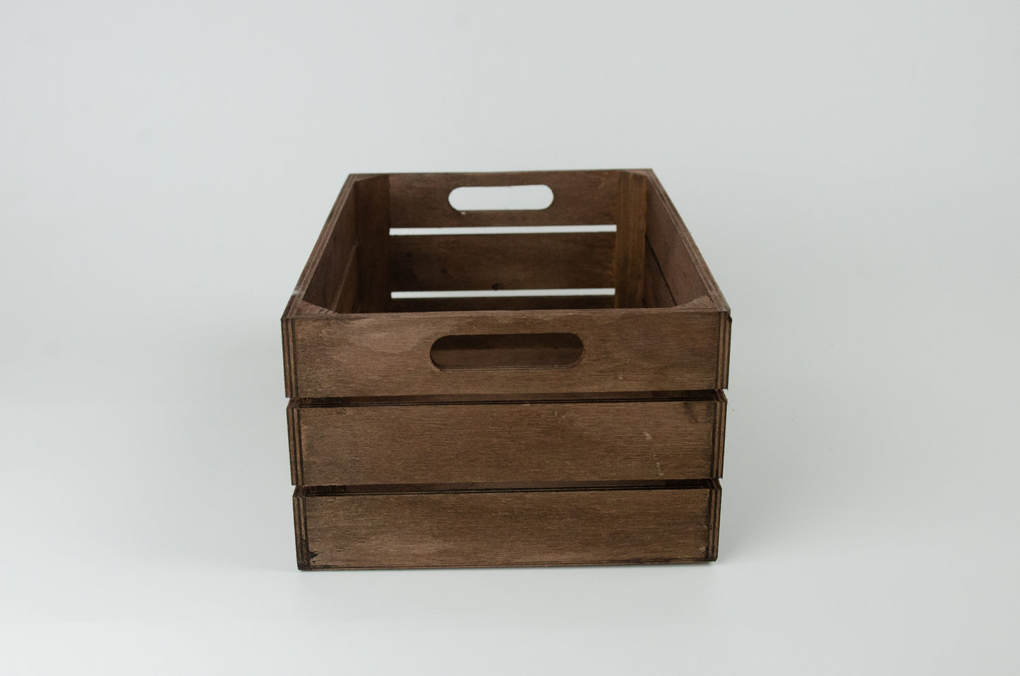 Presentlåda i trä | Rektangulär | 24 cm | Mörk trä