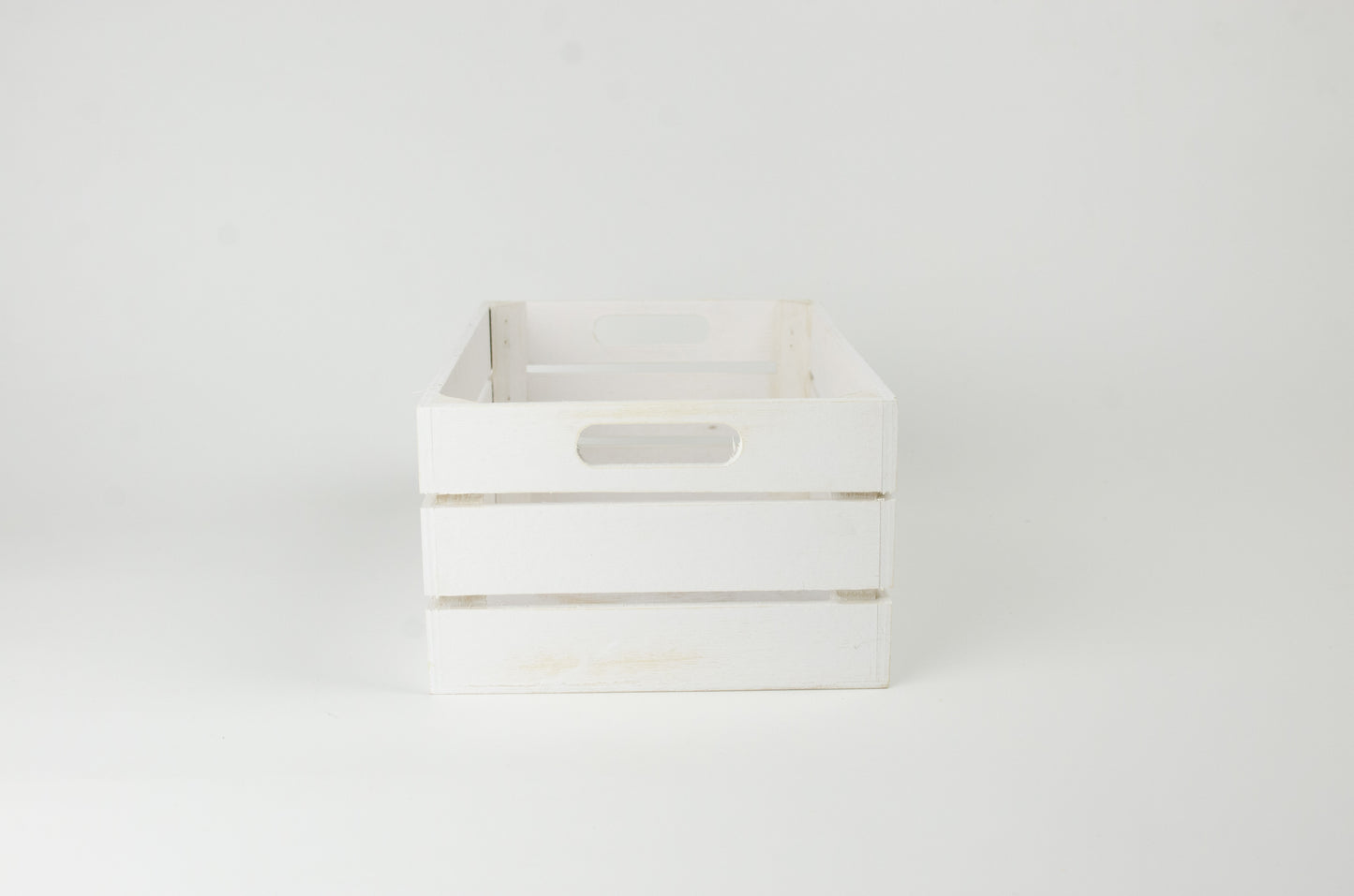 Presentlåda i trä | Rektangulär | 24 cm | Vit