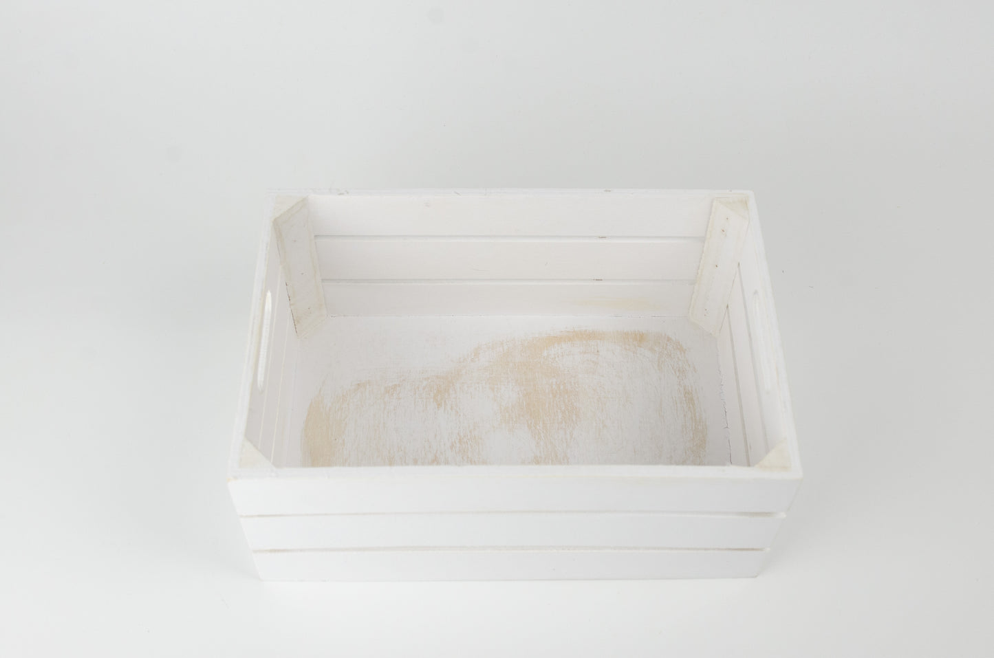Presentlåda i trä | Rektangulär | 24 cm | Vit