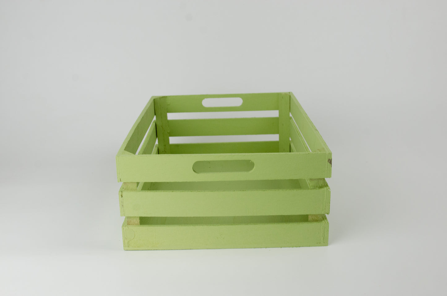 Presentlåda i trä | Rektangulär | 29 cm | Pastell grön
