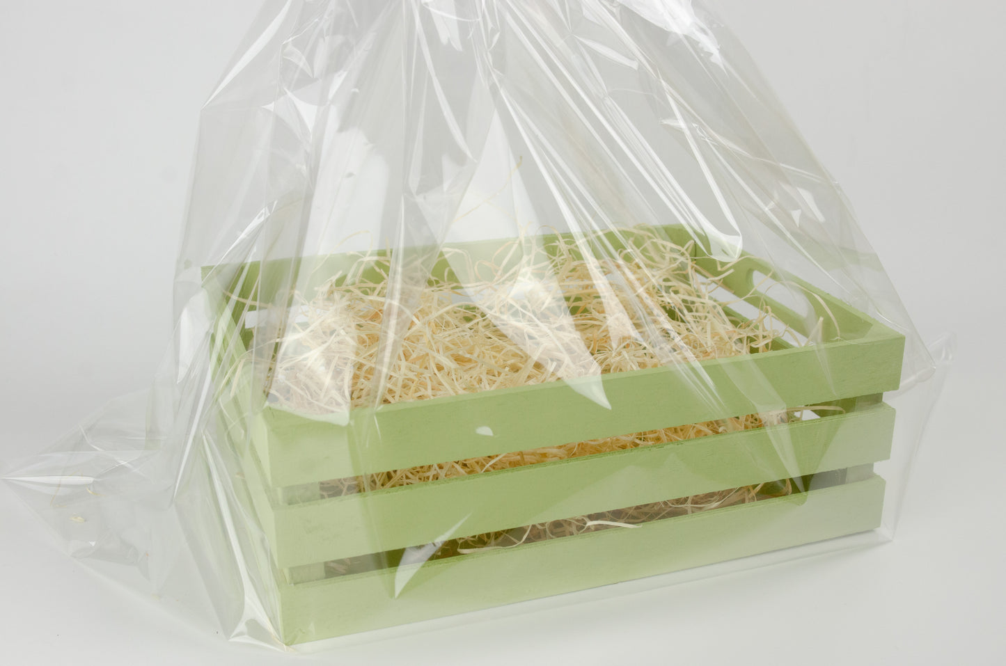 Presentlåda i trä | Rektangulär | 29 cm | Pastell grön