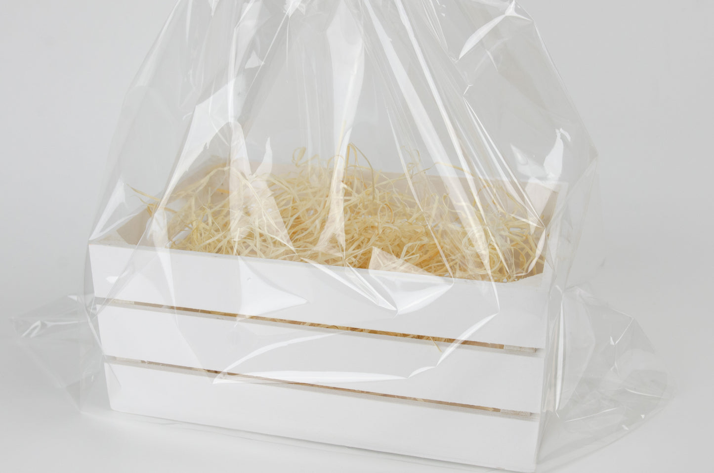 Presentlåda i trä | Rektangulär | 24 cm | Vit