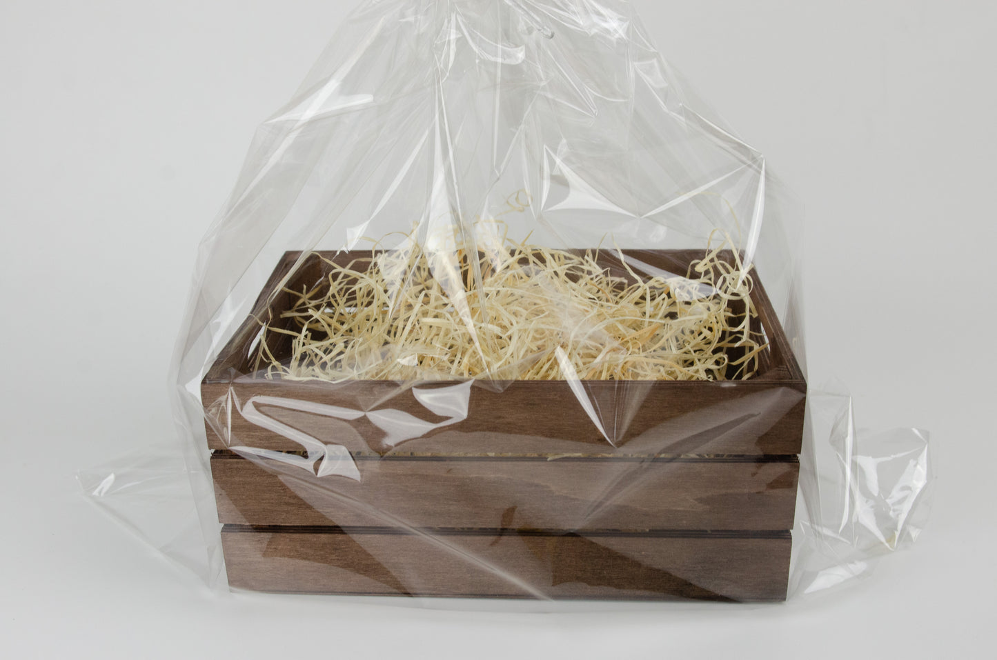 Presentlåda i trä | Rektangulär | 24 cm | Mörk trä