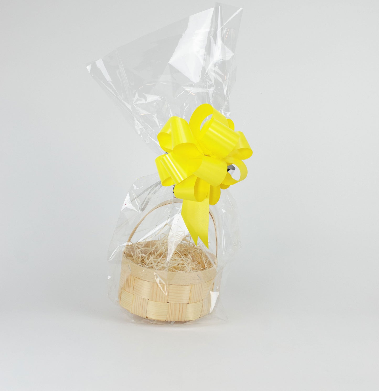 Tom presentkorg | Rund | 16 cm | Naturfärgad | Inklusive träull