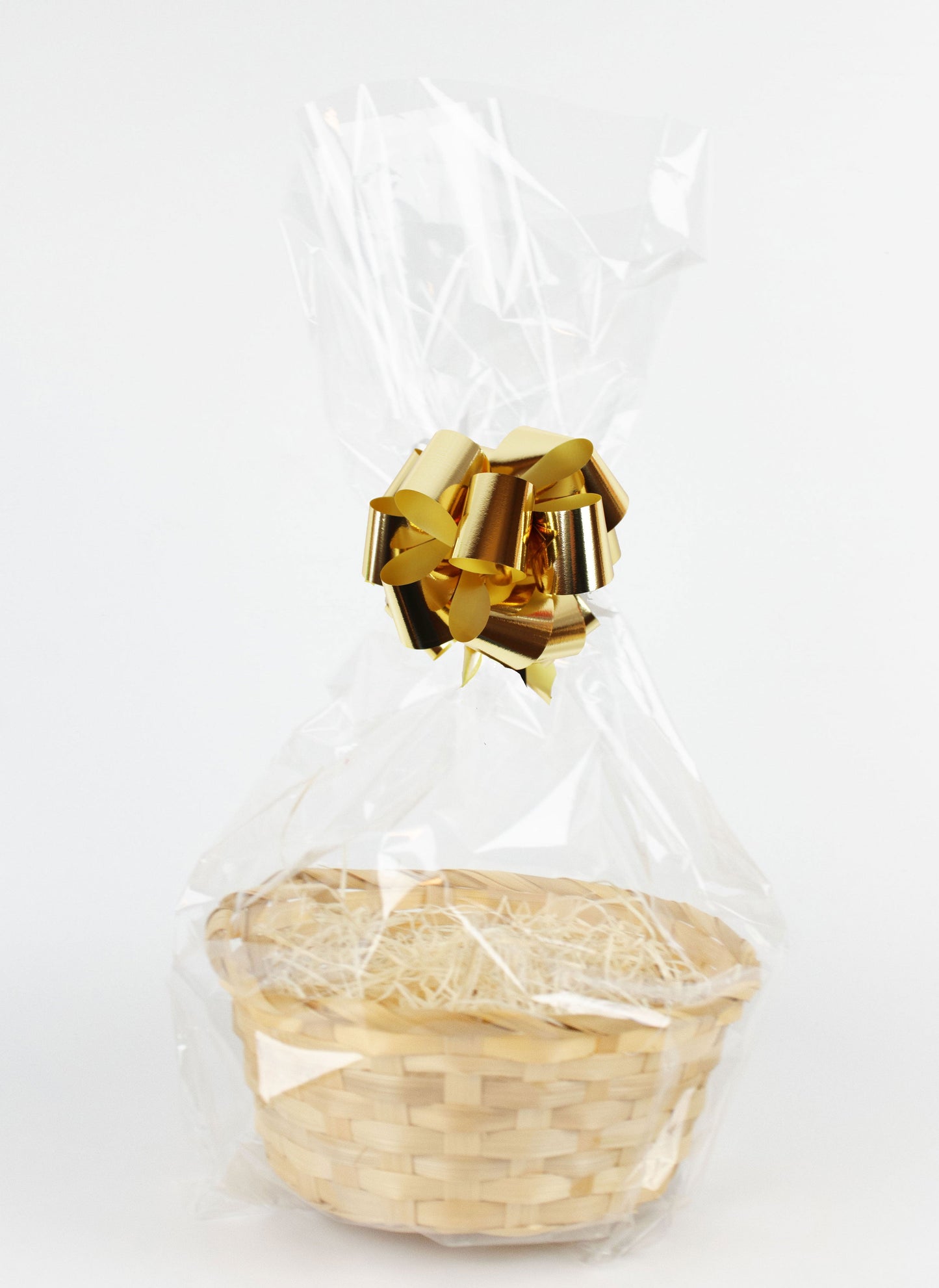 Tom presentkorg | Rund | 22 cm | Naturfärgad | Inklusive träull