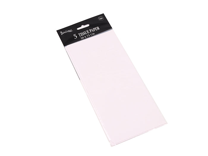 Silkespapper Vit | 5-ark | 50 x 70 cm