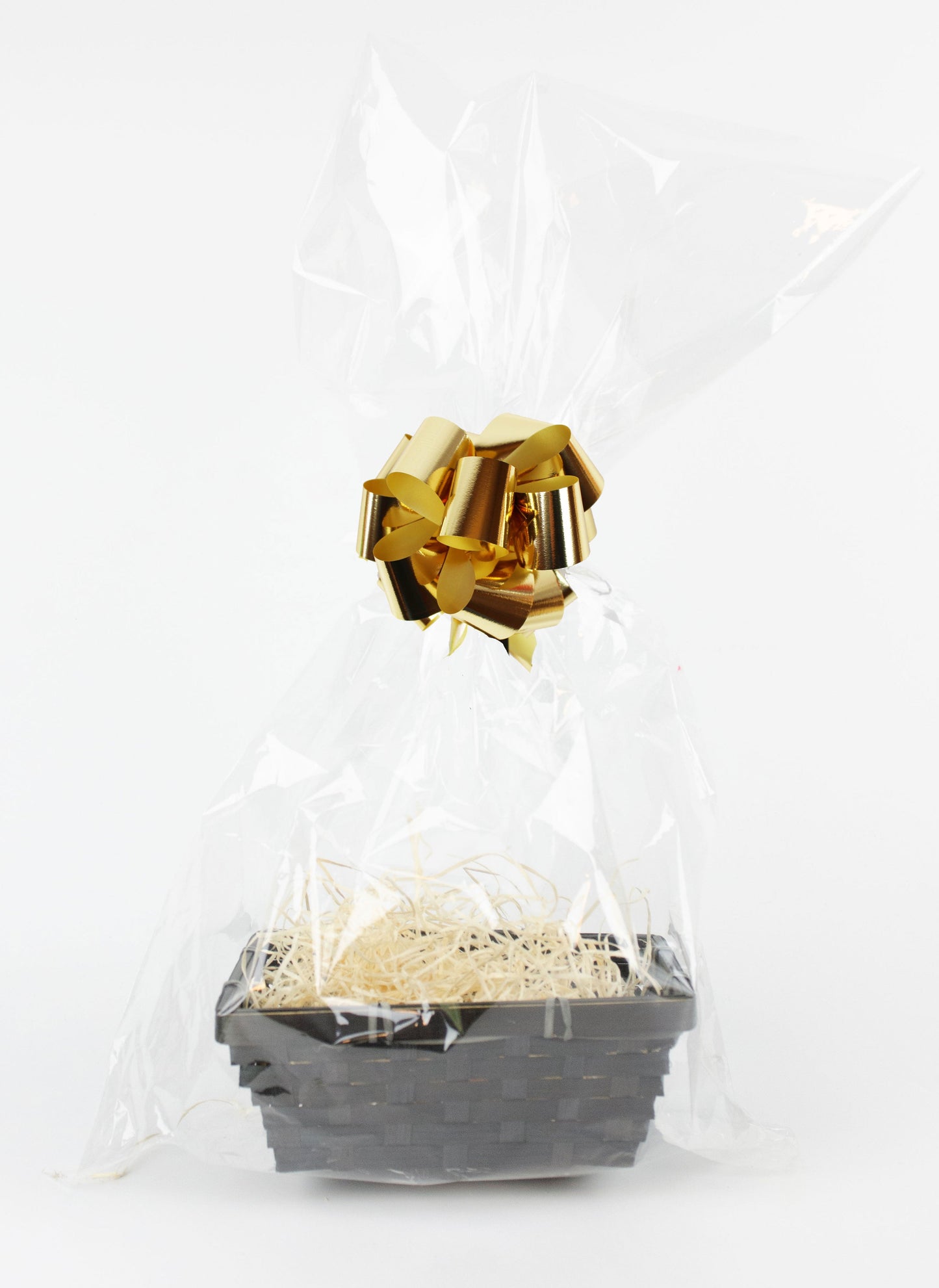 Tom presentkorg | Fyrkantig | 19 cm | Svart