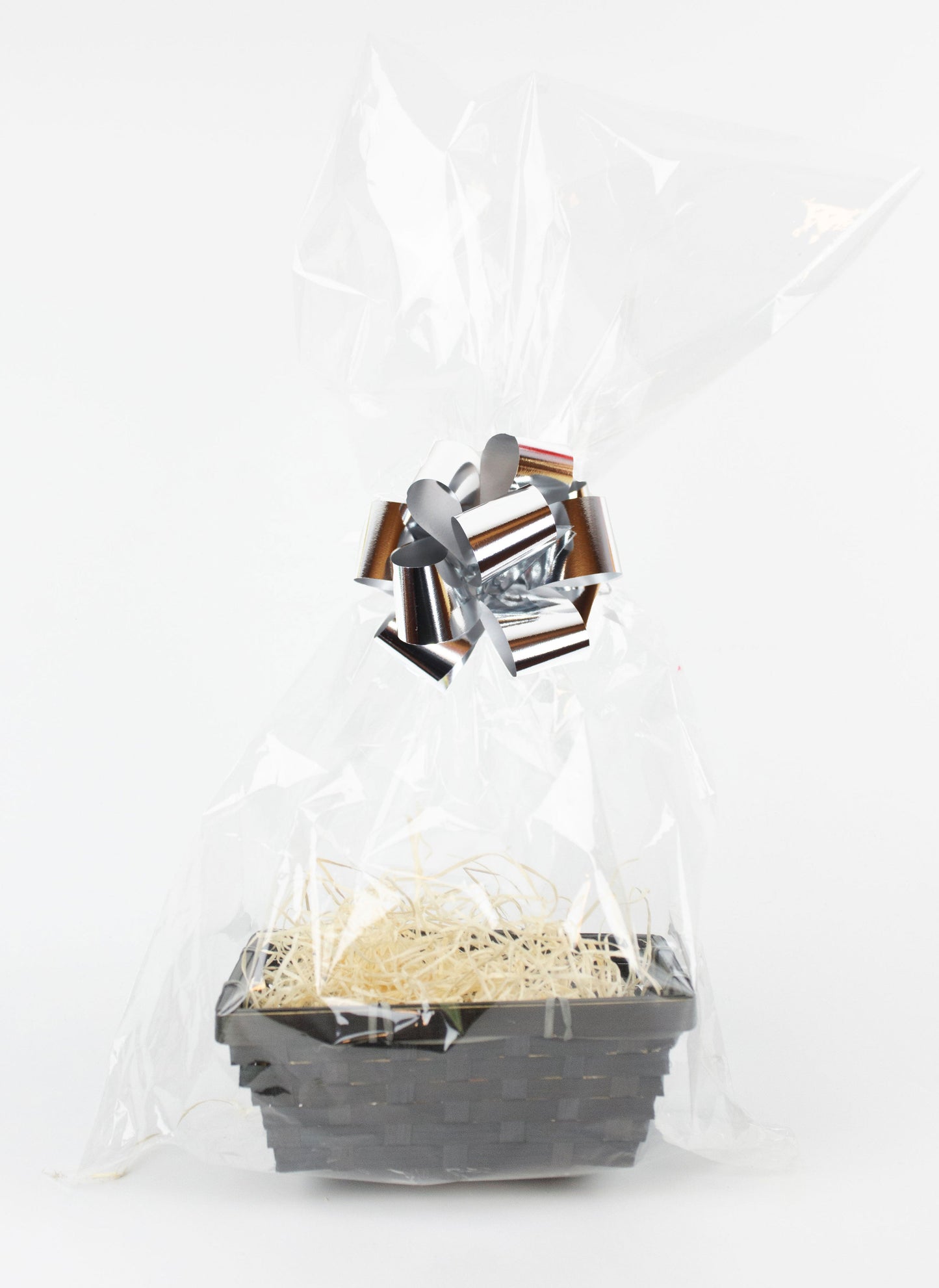 Tom presentkorg | Fyrkantig | 19 cm | Svart