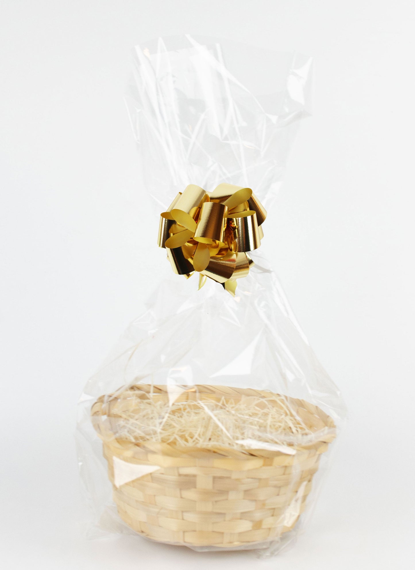 Tom presentkorg | Rund | 22 cm | Naturfärgad | Inklusive träull