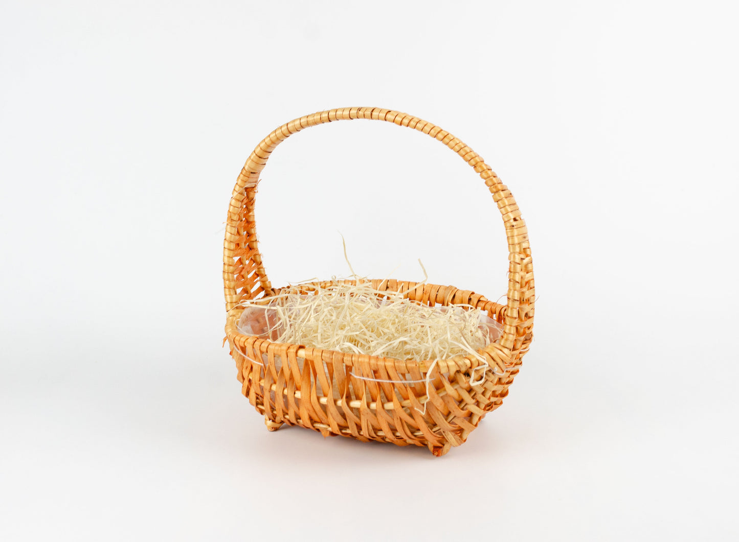 Tom presentkorg | Oval | 22 cm | Naturfärgad | Inklusive träull