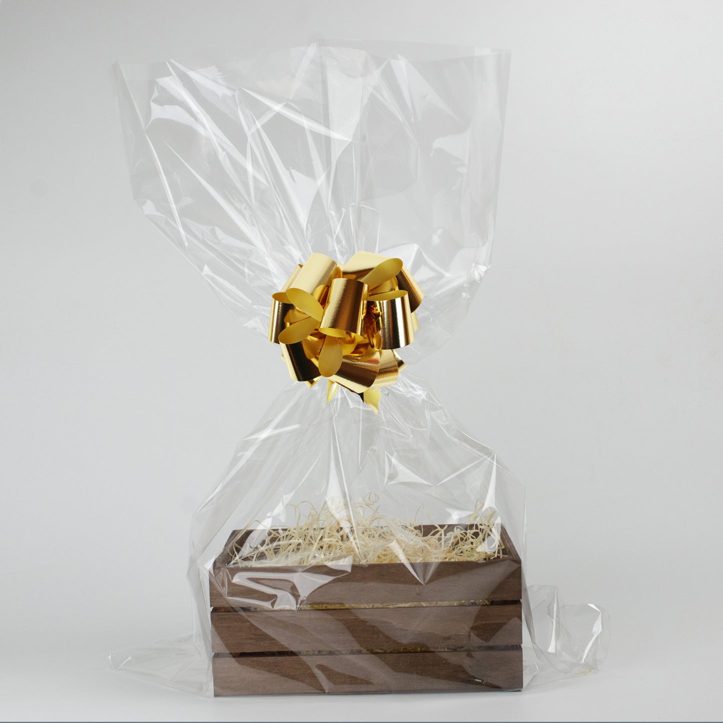 Presentlåda i trä | Rektangulär | 24 cm | Mörk trä