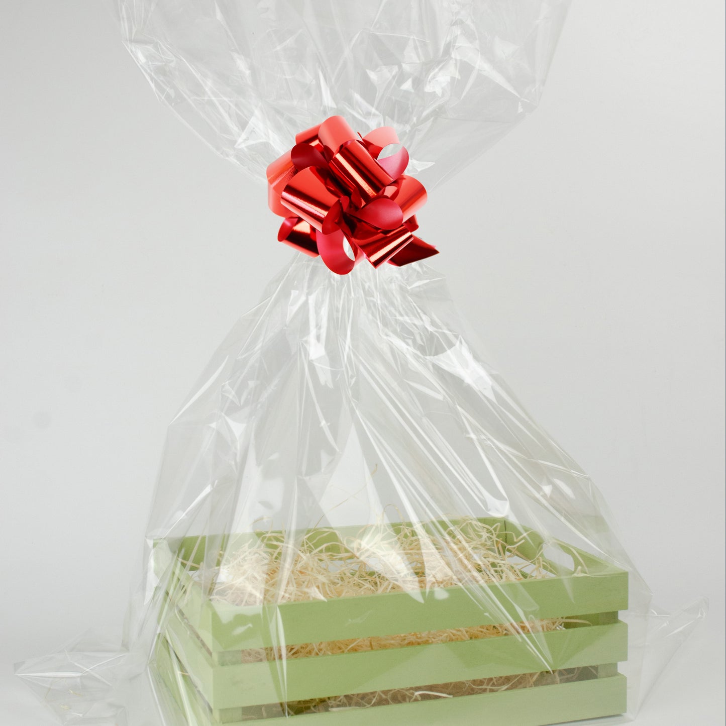 Presentlåda i trä | Rektangulär | 29 cm | Pastell grön