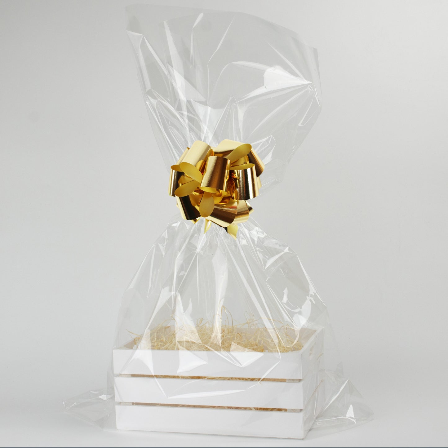 Presentlåda i trä | Rektangulär | 24 cm | Vit