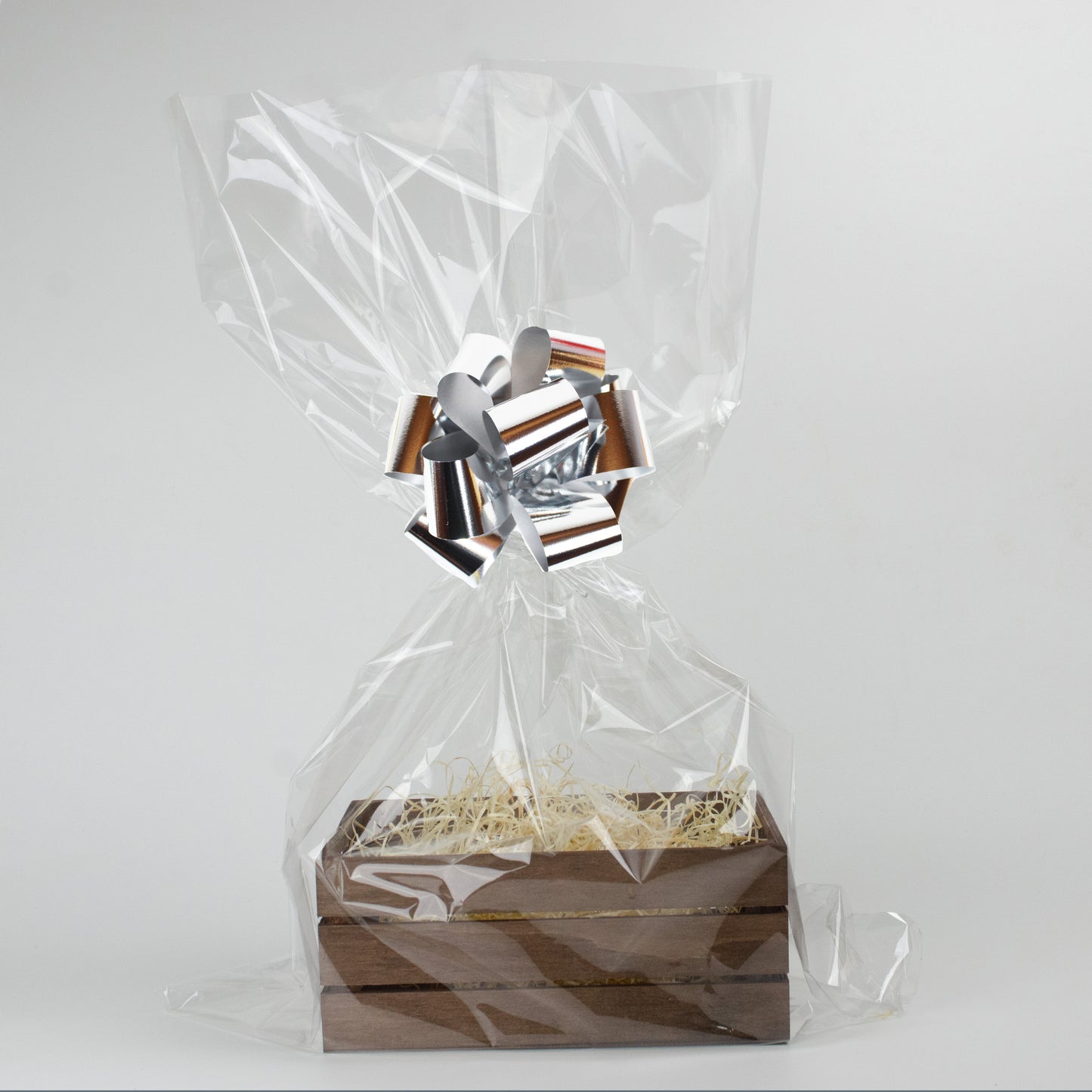 Presentlåda i trä | Rektangulär | 24 cm | Mörk trä