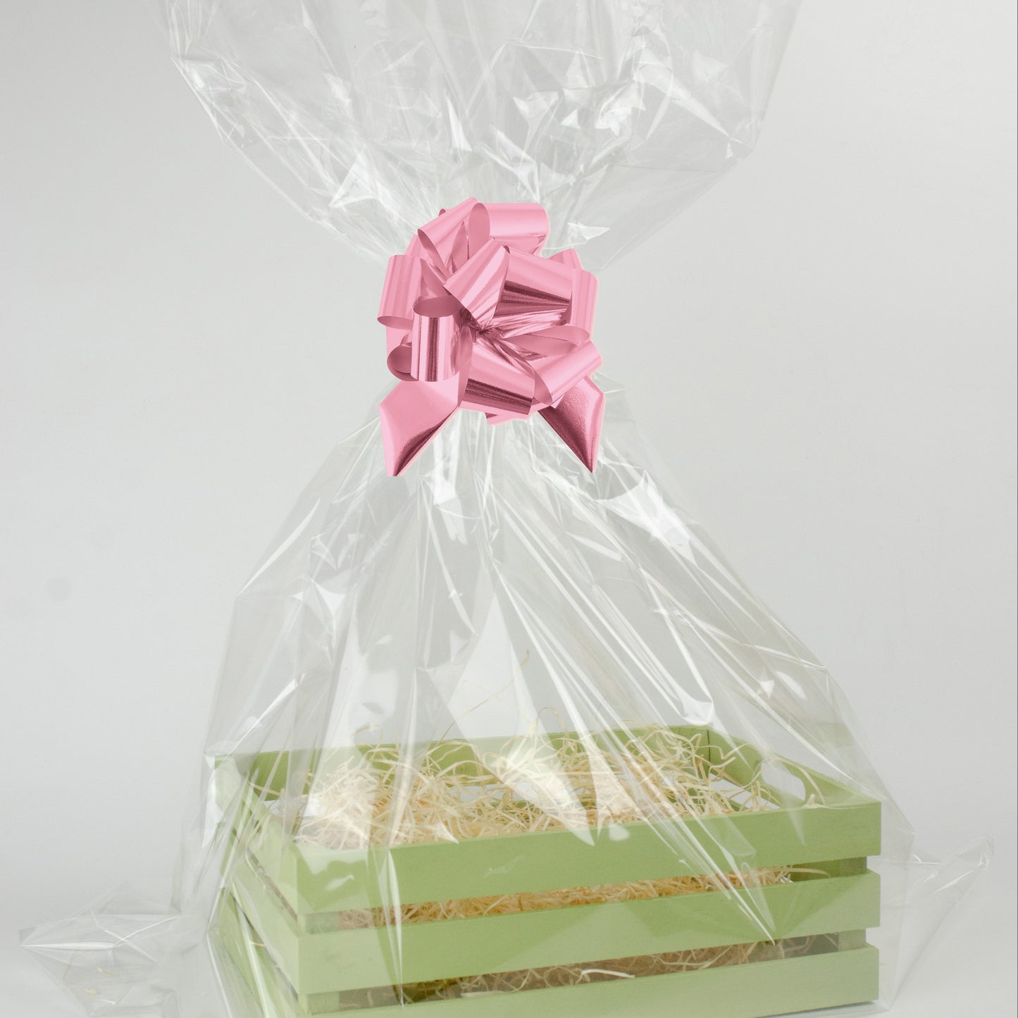 Presentlåda i trä | Rektangulär | 29 cm | Pastell grön