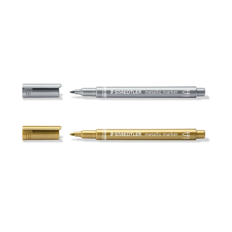 Staedtler Metallpennor 2 -pack Guld och silver