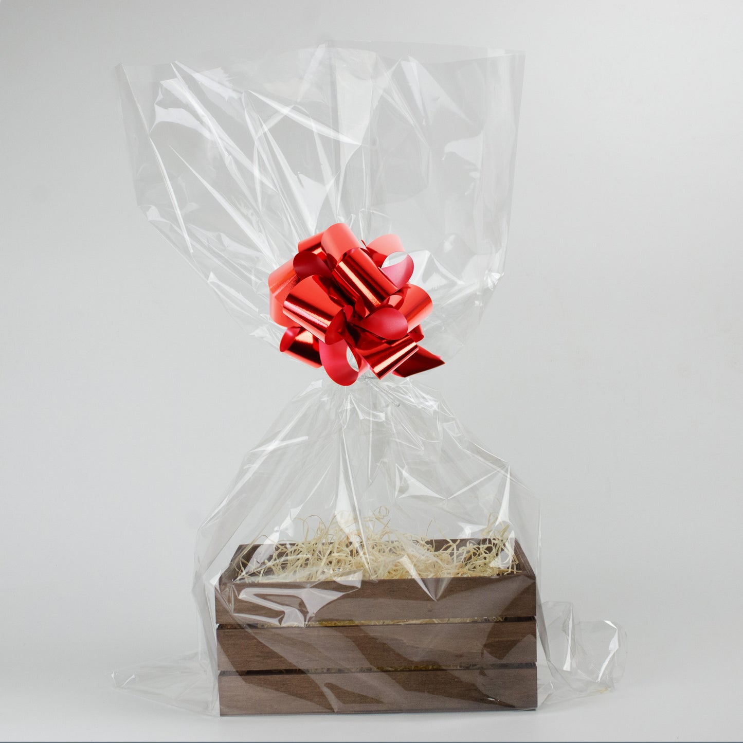 Presentlåda i trä | Rektangulär | 24 cm | Mörk trä
