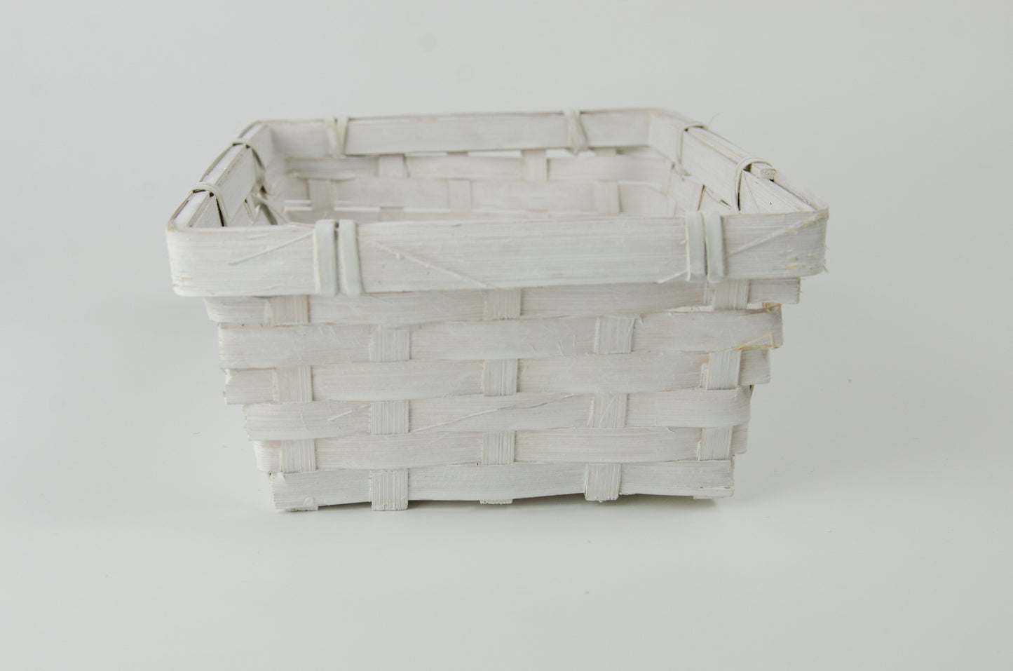 Tom presentkorg | Fyrkantig | 19 cm | Vit