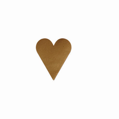 Klistermärken - Guld hjärtan | 3 - pack | Stora 26×42 mm