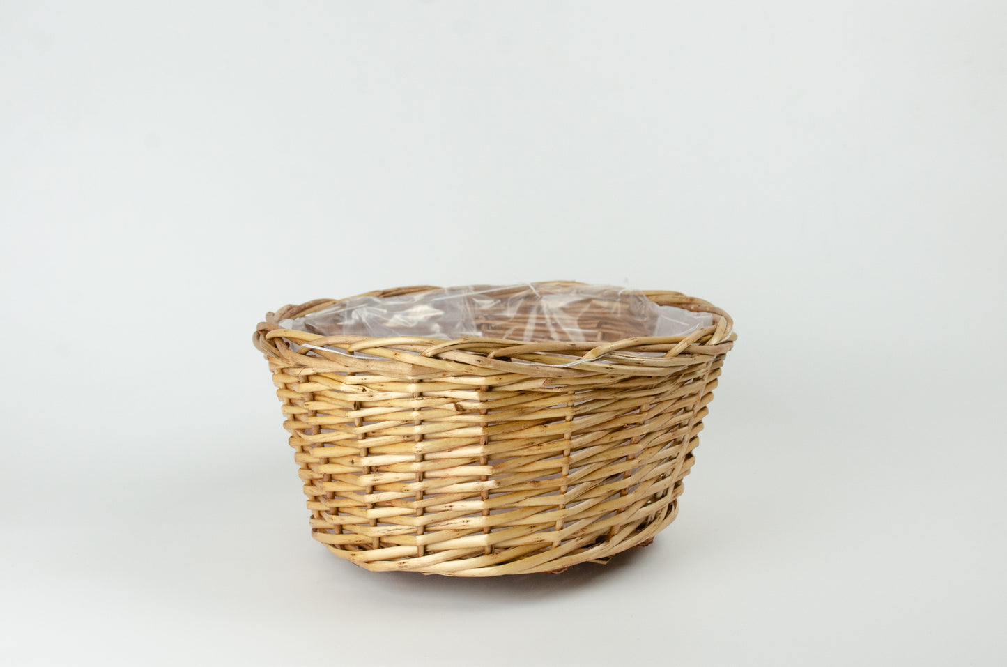 Tom presentkorg |  Rund |  27 cm | Naturfärgad