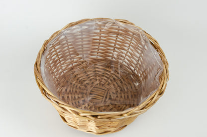 Tom presentkorg |  Rund |  27 cm | Naturfärgad