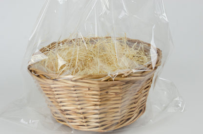Tom presentkorg |  Rund |  27 cm | Naturfärgad