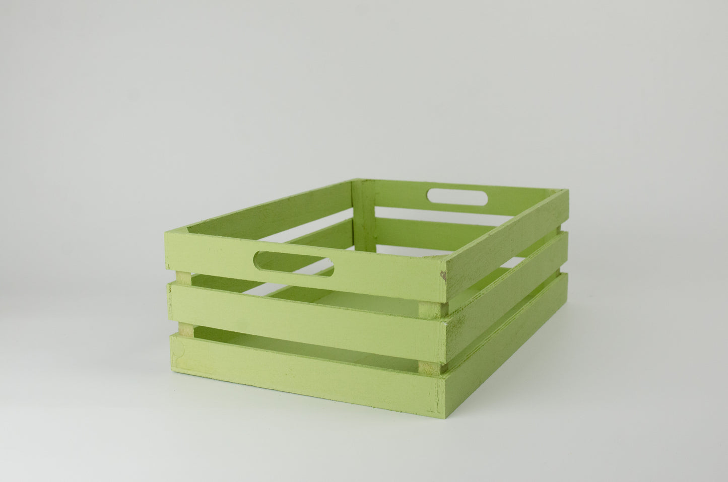 Presentlåda i trä | Rektangulär | 29 cm | Pastell grön