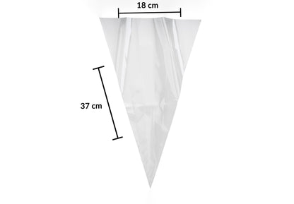 Små cellofanpåsar Cellofanstrut 37 x 18 cm | Transparenta plast