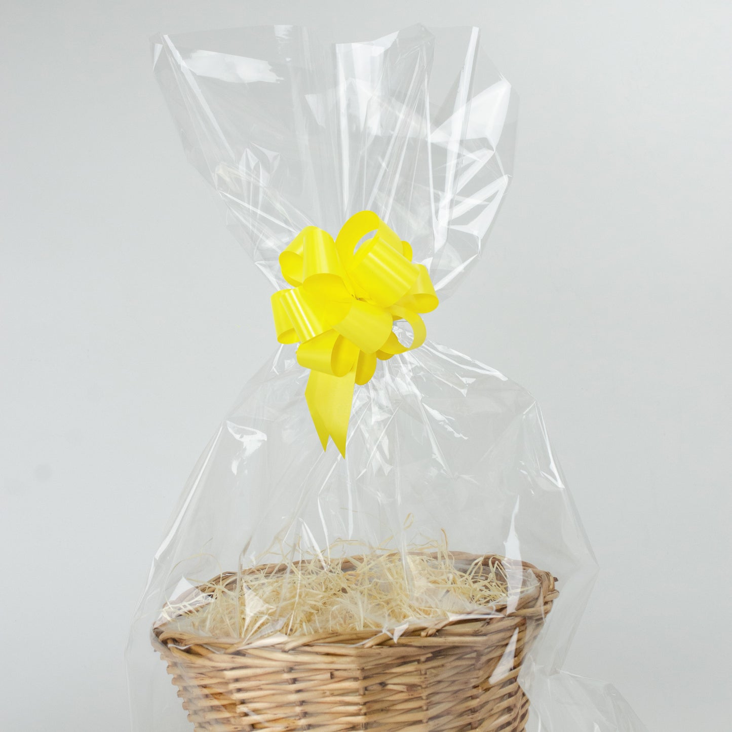 Tom presentkorg |  Rund |  27 cm | Naturfärgad