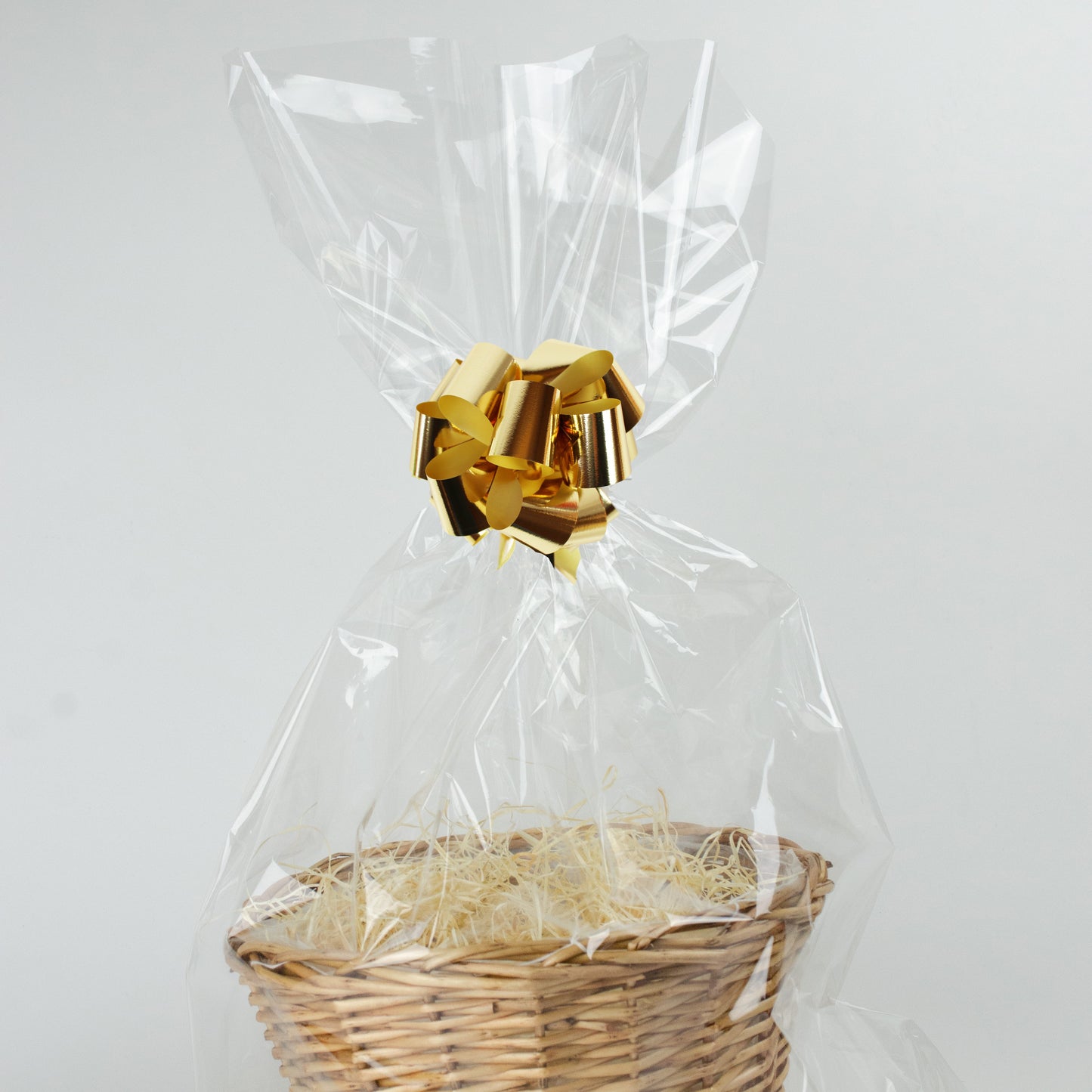 Tom presentkorg |  Rund |  27 cm | Naturfärgad