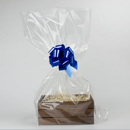 Presentlåda i trä | Rektangulär | 24 cm | Mörk trä