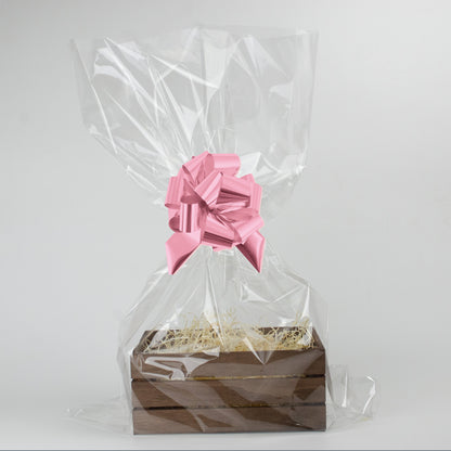 Presentlåda i trä | Rektangulär | 24 cm | Mörk trä