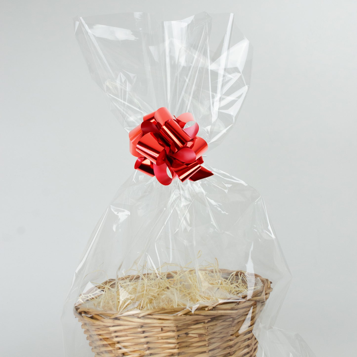 Tom presentkorg |  Rund |  27 cm | Naturfärgad
