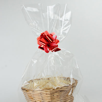 Tom presentkorg |  Rund |  27 cm | Naturfärgad