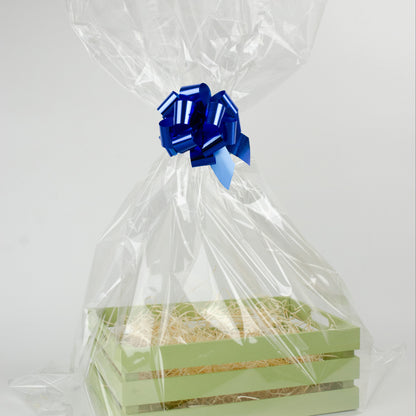 Presentlåda i trä | Rektangulär | 29 cm | Pastell grön